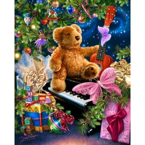Hot Sale Cartoon Popular Bear 5d Diy Diamond Painting Kits UK VM7623