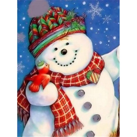 Christmas Snowman Full Drill 5D DIY Diamond Painting Kits UK NW91095