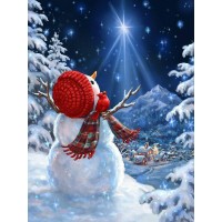 Winter Christmas Snowman ...