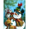 2019 Winter Cute Snowman Christmas 5D Diy Diamond Mosaic Cross Stitch Kits UK VM7561