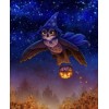 Halloween Pumpkin Owl 5d Diy Cross Stitch Diamond Painting Kits UK KN80012