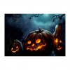 Hot Sale Halloween Pumpkin 5d Diy Cross Stitch Diamond Painting Kits UK VM8737
