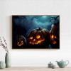 Hot Sale Halloween Pumpkin 5d Diy Cross Stitch Diamond Painting Kits UK VM8737