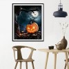 Hot Sale Halloween Pumpkin 5d Diy Cross Stitch Diamond Painting Kits UK VM8739