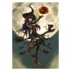 Cartoon Halloween Witch Embroidery 5d Diy Stitch Diamond Painting Kits UK QB8138