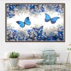 2019 Modern Art Blue Butterfly Wall Decor 5d Diy Diamond Painting Kits UK VM9752