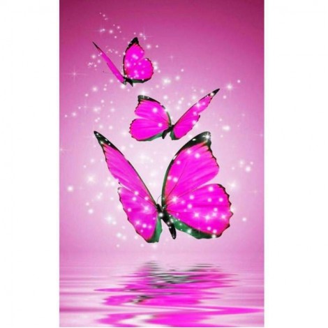 Best Modern Art Style Butterfly Diy 5d Full Diamond Painting Kits UK QB5567
