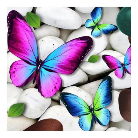 Best Crystal Cross Stitch Dream Butterfly Diy 5d Full Diamond Painting Kits UK QB5413