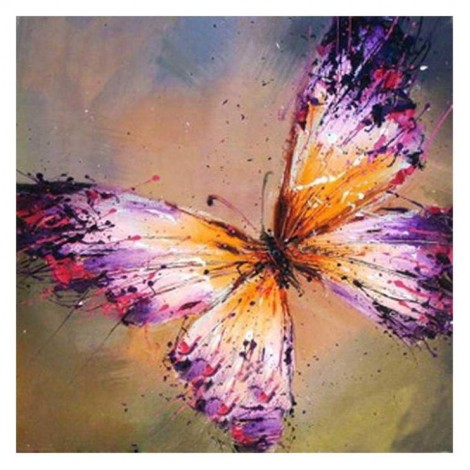 New Watercolor Butterfly Diy 5d Full Diamond Painting Kits UK QB5496