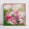 Dream Pink Flowers And Butterfly 5d Diy Diamond Painting Kits UK VM7903
