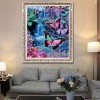 Best Oil Painting Style Butterfly Diy 5d Full Diamond Painting Kits UK QB5561