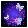 New Crystal Cross Stitch Dream Butterfly Diy 5d Full Diamond Painting Kits UK QB5421