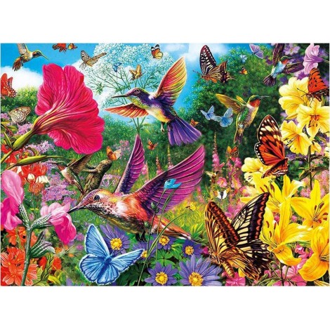Bird Pattern Butterfly Diy 5d Full Drill Diamond Painting Kits UK KN80097
