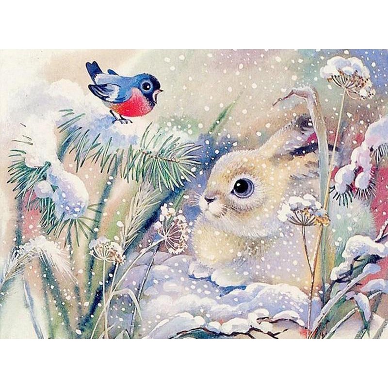 Winter Rabbit Bird 5...