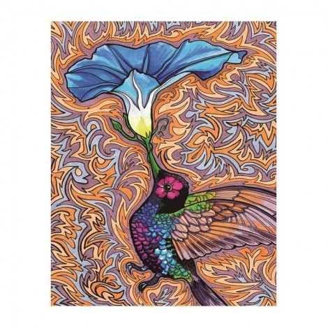 Modern Art Style Bird Pattern Diy 5d Mosaic Full Diamond Painting Kits UK QB5813