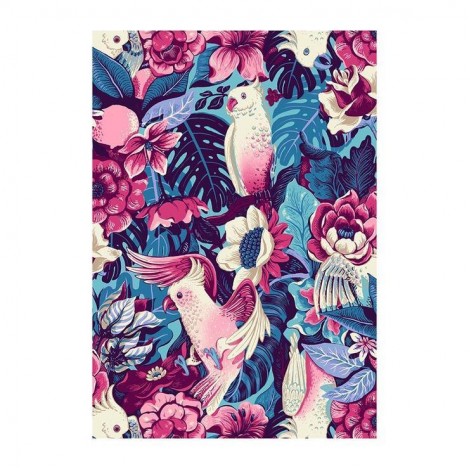 New Modern Art Style Bird Pattern Diy 5d Mosaic Full Diamond Painting Kits UK QB5812