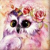 2019 Watercolor Owls Pattern Decor 5d Diy Diamond Painting Kits UK VM9822