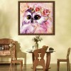 2019 Watercolor Owls Pattern Decor 5d Diy Diamond Painting Kits UK VM9822