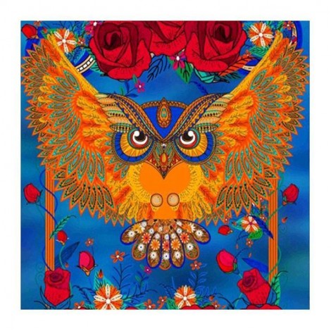 Cheap Modern Art Styles Colorful Owl Diamond Painting Kits UK AF9221