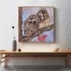 Warm And Lovely Oil Painting Styles Owl Diamond Painting Kits UK AF9230