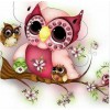 Love Owl Full Drill 5D DIY Diamond Painting Kits UK VM92050