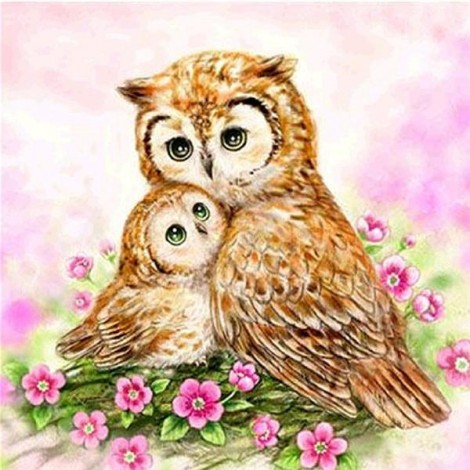 2019 Hot Sale Diamond Owl 5d Diy Diamond Painting Kits UK VM7302