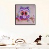 Cheap Special Colorful Cute Owls 5d Diy Rhinestone Cross Stitch UK VM1371