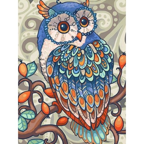 2019 Cheap Special Cute Owl Picture 5d Diy Diamond Painting Kits UK VM8203