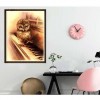 Warm And Lovely Owl And the piano Diamond Painting Kits UK AF9251