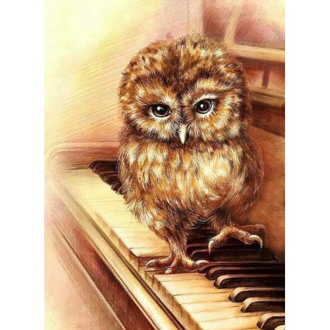 5D DIY Diamond Painting Animal Owl Embroidery Cross Stitch Mosaic Kits UK VM90501