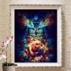 Chromatic Owl Pattern Mosaic Embroidery 5d Diy Cross Stitch Diamond Painting Kits UK QB7062