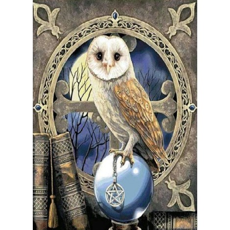 Cool Cartoon Styles Magic Owl Diamond Painting Kits UK AF9244