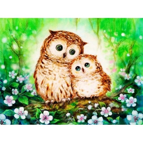 2019 Special Cheap Cute Owl Animal 5d Diy Diamond Painting Kits UK VM8200