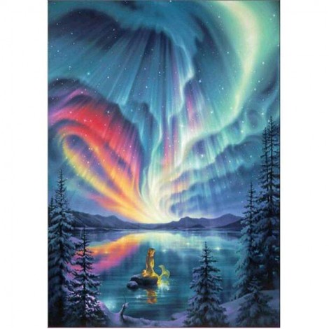 Hot Sale Fantasy Styles Dreamy Blue Starry Sky Diamond Painting Kits  AF9676