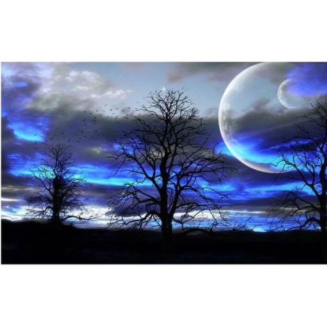 Dream Series Cool Various Sizes Trees Diamond Painting Kits Af9591