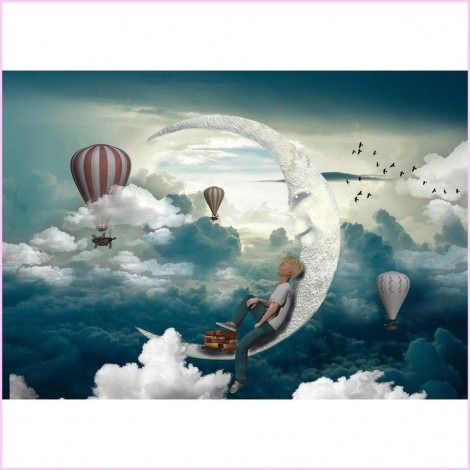 Landscape Sky Star Moon Diy 5d Diamond Painting UK KN80015