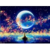 2019 New Dream Landscape Sky Moon Diy 5d Crystal Diamond Painting Kits UK VM20040