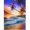 2019 New Dream Landscape Beach Tree 5d Diy Diamond Painting Kits UK VM9650