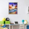 2019 New Dream Landscape Beach Tree 5d Diy Diamond Painting Kits UK VM9650