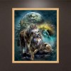 Hot Sale Style Wolf Pattern 5d Diy Cross Stitch Diamond Painting Kits UK QB64023