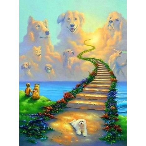 2019 Special Pet Cute Dog Pattern 5d Diy Diamond Painting Kits UK VM9613