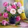 2019 Oil Painting Style Beautiful Colorful Flower 5d Diamond Diy Art UK VM1987