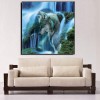 2019 Dream Lonely Wolf Waterfall  Diy 5d Diamond Embroidery UK Wall Decor VM1038