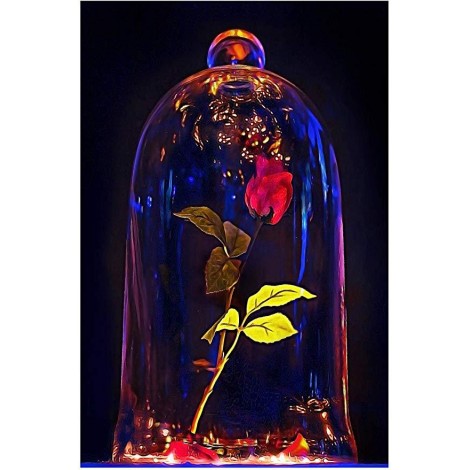 Red Rose Full Drill 5D Diy Diamond Painting Kits Uk KN80029