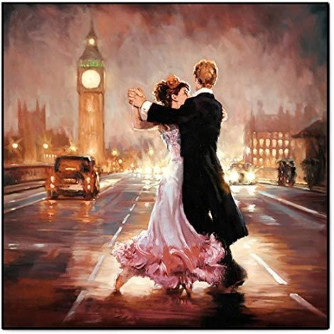 Romantic Lover 5d Diy Diamond Painting Kits UK KN80024