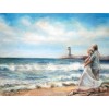 Couple By The Sea 5D DIY Diamond Painting Kits UK VM90821