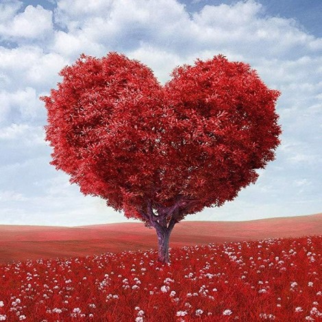 Fantasy Heart Tree 5d Diy Diamond Painting Kits UK KN80100
