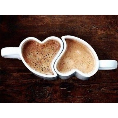 2019 Special Heart Shaped Coffee Cup Pattern Diy 5d Diamond Painting Kits UK VM3003