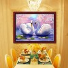 2019 Dream Elegant Swan Lover Diamond Cross Stitch Pattern UK VM1507