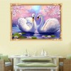 2019 Dream Elegant Swan Lover Diamond Cross Stitch Pattern UK VM1507